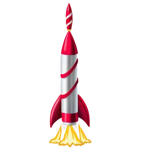 Silver Firework Rocket Png 06212024 PNG image