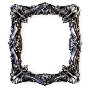 Silver Frame Design Png Yoo39 PNG image