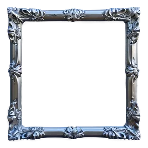 Silver Frame PNG 43