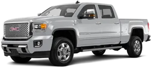 Silver G M C Pickup Truck PNG image