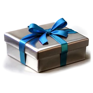 Silver Gift Box PNG Nrg PNG