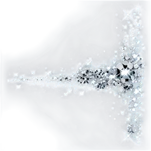 Silver Glitter Sparkle PNG 05032024