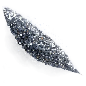 Silver Glitter Sparkle PNG Cog89