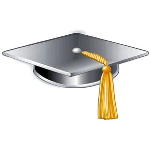 Silver Graduation Cap Clipart Gnd