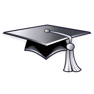Silver Graduation Cap Clipart Plb