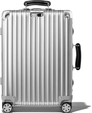 Silver Hardshell Suitcase Rimowa PNG image