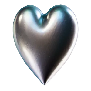 Silver Heart Emoji PNG Emd43 PNG