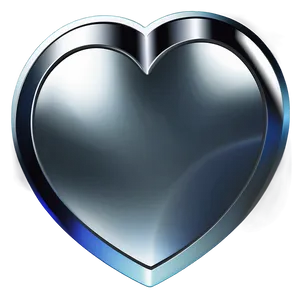 Silver Heart Icon Png Dvc PNG image