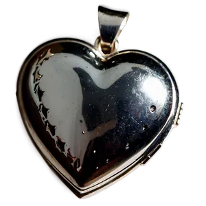 Silver Heart Locket PNG Ccj17 PNG