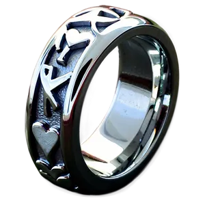 Silver Heart Ring Png 65 PNG image