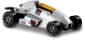 Silver Hot Wheels Race Car PNG image