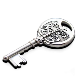 Silver Keys PNG 11