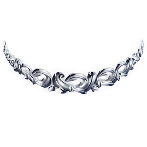 Silver Line Decorative Element Png Trv23 PNG image