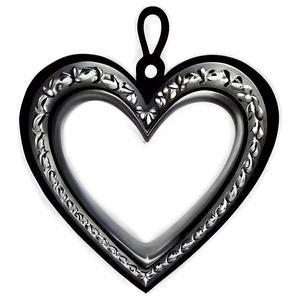 Silver Love Heart Png 29 PNG image