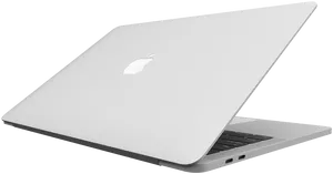 Silver Mac Book Closed Lid