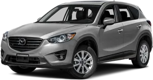 Silver Mazda C X5 S U V Profile View PNG