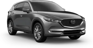 Silver Mazda Crossover S U V PNG image