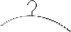 Silver Metal Clothes Hanger PNG