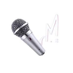 Silver Microphone Png 3 PNG image
