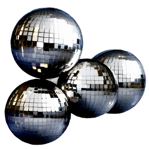 Silver Mirror Ball Png 05242024 PNG image