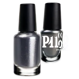 Silver Nail Polish PNG Cfo31 PNG