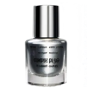 Silver Nail Polish PNG Wbs PNG