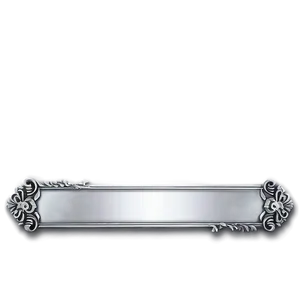 Silver Name Plate PNG Cft