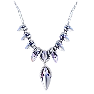 Silver Necklace C PNG image