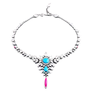 Silver Necklace Set PNG 9 PNG