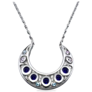 Silver Pendant Necklace Png Des48 PNG image