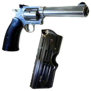 Silver Pistol PNG Crt
