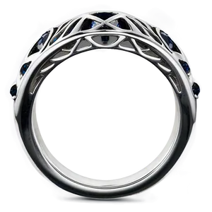 Silver Plated Ring PNG Tsb68