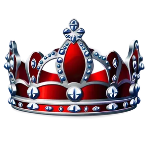 Silver Prince Crown Illustration Png 5 PNG image