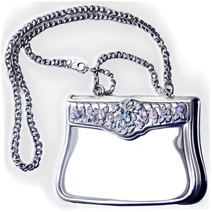 Silver Purse Png 05242024 PNG image