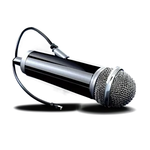 Silver Radio Microphone Png 06272024 PNG image