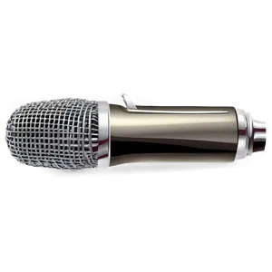 Silver Radio Microphone Png 06272024 PNG image