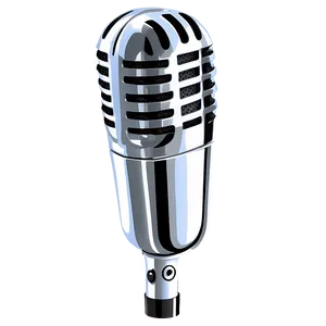 Silver Radio Microphone Png Nil77 PNG image