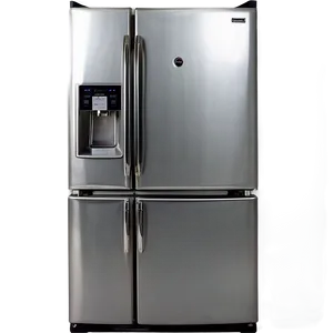 Silver Refrigerator Png Bxi PNG image