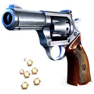 Silver Revolver Icon Png Mfw PNG image