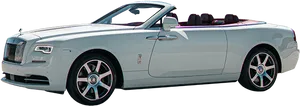 Silver Rolls Royce Convertible