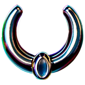 Silver Septum Piercing Png 14 PNG image