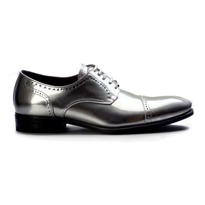 Silver Shoe PNG 11