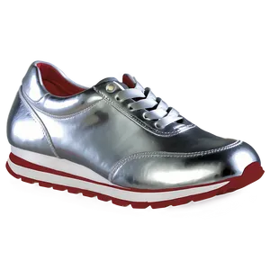 Silver Shoe PNG 11
