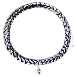 Silver Snake Necklace PNG Jvs83 PNG
