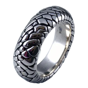 Silver Snake Ring PNG 27
