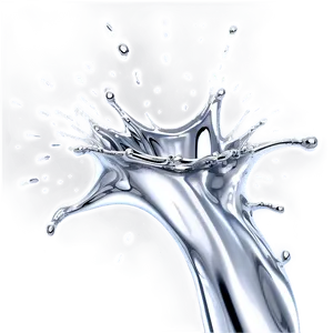 Silver Splash PNG Fja36