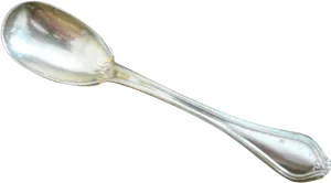 Silver Spoon Isolated