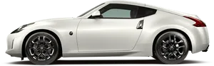 Silver Sports Coupe Profile View