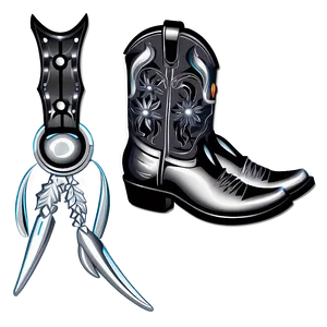 Silver Spurs Clipart Png 06252024 PNG image