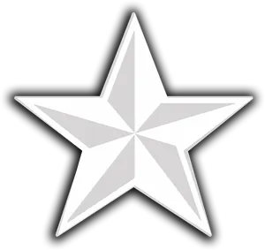 Silver Star Graphicon Black Background PNG image